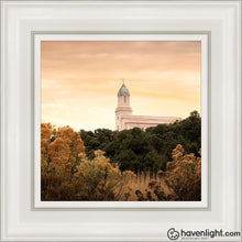 Load image into Gallery viewer, Cedar City Golden Open Edition Canvas / 12 X White Frame Art
