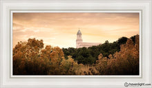 Load image into Gallery viewer, Cedar City Golden Open Edition Canvas / 15 X 30 White Frame Art

