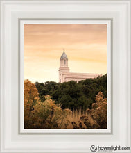 Load image into Gallery viewer, Cedar City Golden Open Edition Canvas / 8 X 10 White Frame Art
