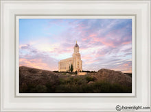 Load image into Gallery viewer, Cedar City Spring Open Edition Canvas / 12 X 18 White Frame Art
