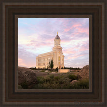 Load image into Gallery viewer, Cedar City Spring Open Edition Canvas / 12 X Brown Frame Art
