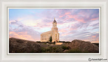 Load image into Gallery viewer, Cedar City Spring Open Edition Canvas / 15 X 30 White Frame Art
