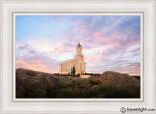 Load image into Gallery viewer, Cedar City Spring Open Edition Canvas / 24 X 36 White Frame Art
