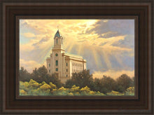 Load image into Gallery viewer, Cedar City Temple Open Edition Canvas / 12 X 18 Brown Frame Art
