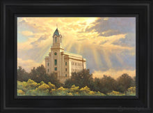 Load image into Gallery viewer, Cedar City Temple Open Edition Canvas / 14 X 21 Black Frame Art

