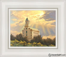 Load image into Gallery viewer, Cedar City Temple Open Edition Canvas / 8 X 10 White Frame Art
