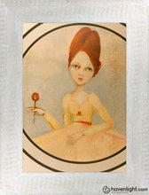 Load image into Gallery viewer, Christianna Open Edition Print / 5 X 7 Frame W 6.5 8.5 Art
