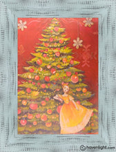 Load image into Gallery viewer, Christmas Ballet Open Edition Print / 5 X 7 Frame L 6.5 8.5 Art
