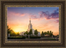 Load image into Gallery viewer, Columbia River Sunset Open Edition Canvas / 24 X 36 Frame M 33 3/4 45 Art
