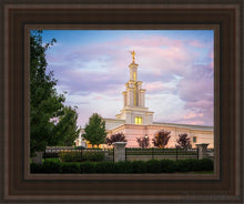 Load image into Gallery viewer, Columbia River Washington Open Edition Canvas / 11 X 14 Brown Frame Art
