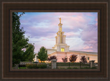 Load image into Gallery viewer, Columbia River Washington Open Edition Canvas / 14 X 21 Brown Frame Art
