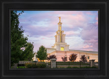 Load image into Gallery viewer, Columbia River Washington Open Edition Canvas / 24 X 36 Black Frame Art
