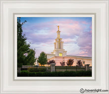 Load image into Gallery viewer, Columbia River Washington Open Edition Canvas / 8 X 10 White Frame Art

