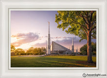 Load image into Gallery viewer, Dallas Eventide Open Edition Canvas / 24 X 36 White Frame Art
