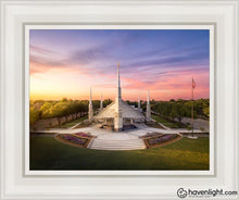 Load image into Gallery viewer, Dallas From On High Open Edition Canvas / 11 X 14 White Frame Art
