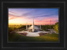 Load image into Gallery viewer, Dallas From On High Open Edition Canvas / 12 X 18 Black Frame Art
