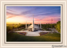 Load image into Gallery viewer, Dallas From On High Open Edition Canvas / 20 X 30 White Frame Art

