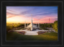 Load image into Gallery viewer, Dallas From On High Open Edition Canvas / 24 X 36 Black Frame Art
