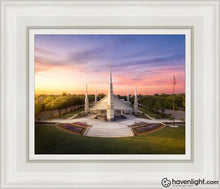 Load image into Gallery viewer, Dallas From On High Open Edition Canvas / 8 X 10 White Frame Art
