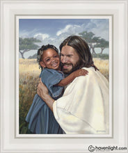 Load image into Gallery viewer, Daughter Of A King Open Edition Canvas / 11 X 14 White Frame Art
