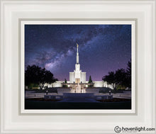 Load image into Gallery viewer, Denver Celestial Open Edition Canvas / 8 X 10 White Frame Art
