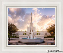 Load image into Gallery viewer, Denver Spiritual Glow Open Edition Canvas / 11 X 14 White Frame Art
