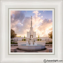 Load image into Gallery viewer, Denver Spiritual Glow Open Edition Canvas / 12 X White Frame Art
