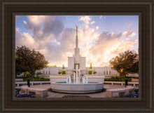 Load image into Gallery viewer, Denver Spiritual Glow Open Edition Canvas / 24 X 36 Brown Frame Art
