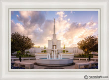 Load image into Gallery viewer, Denver Spiritual Glow Open Edition Canvas / 24 X 36 White Frame Art
