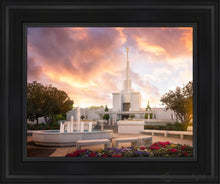 Load image into Gallery viewer, Denver Sunset Open Edition Canvas / 11 X 14 Black Frame Art
