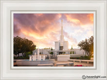 Load image into Gallery viewer, Denver Sunset Open Edition Canvas / 12 X 18 White Frame Art
