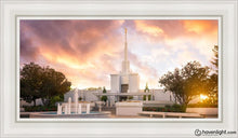 Load image into Gallery viewer, Denver Sunset Open Edition Canvas / 15 X 30 White Frame Art

