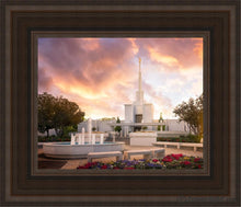 Load image into Gallery viewer, Denver Sunset Open Edition Canvas / 8 X 10 Brown Frame Art
