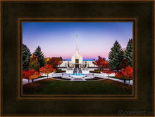 Load image into Gallery viewer, Denver Temple Bright Millennial Day Open Edition Canvas / 18 X 12 Frame A 19 25 Art

