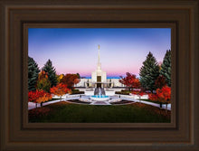 Load image into Gallery viewer, Denver Temple Bright Millennial Day Open Edition Canvas / 18 X 12 Frame E 3/4 24 Art
