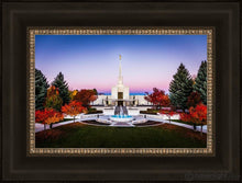 Load image into Gallery viewer, Denver Temple Bright Millennial Day Open Edition Canvas / 18 X 12 Frame W 19 25 Art
