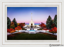 Load image into Gallery viewer, Denver Temple Bright Millennial Day Open Edition Canvas / 30 X 20 Frame D 28 1/4 38 Art

