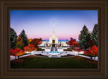 Load image into Gallery viewer, Denver Temple Bright Millennial Day Open Edition Canvas / 30 X 20 Frame E 26 3/4 36 Art
