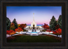Load image into Gallery viewer, Denver Temple Bright Millennial Day Open Edition Canvas / 36 X 24 Frame L 32 1/4 44 Art

