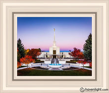 Load image into Gallery viewer, Denver Temple Bright Millennial Day Open Edition Print / 10 X 8 Frame R 12 1/4 14 Art
