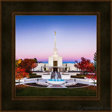 Load image into Gallery viewer, Denver Temple Bright Millennial Day Open Edition Print / 12 X Frame A 16 1/4 Art
