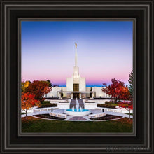 Load image into Gallery viewer, Denver Temple Bright Millennial Day Open Edition Print / 12 X Frame B 16 1/4 Art

