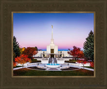 Load image into Gallery viewer, Denver Temple Bright Millennial Day Open Edition Print / 14 X 11 Frame G 15 1/4 18 Art
