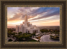 Load image into Gallery viewer, Draper Sunset Aerial Open Edition Canvas / 36 X 24 Frame M 33 3/4 45 Art
