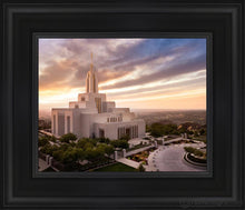 Load image into Gallery viewer, Draper Sunset Aerial Open Edition Canvas / 8 X 10 Black Frame Art
