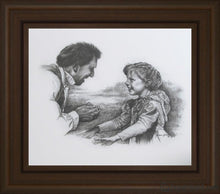 Load image into Gallery viewer, Emperors Clothes Sketch Open Edition Print / 13 X 11 Frame A 15 1/4 17 Art

