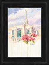 Load image into Gallery viewer, Eternal Promise Ogden Temple Open Edition Canvas / 12 X 18 Black Frame Art
