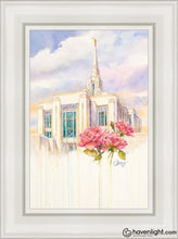 Load image into Gallery viewer, Eternal Promise Ogden Temple Open Edition Canvas / 12 X 18 White Frame Art

