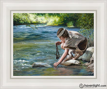 Load image into Gallery viewer, Faith To Prepare Open Edition Canvas / 11 X 14 White Frame Art
