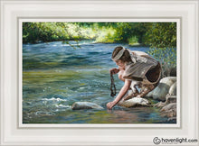 Load image into Gallery viewer, Faith To Prepare Open Edition Canvas / 14 X 21 White Frame Art
